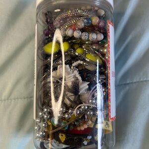 Mixed Costume Jewelry Bundle - Multi Color Beads & Charms